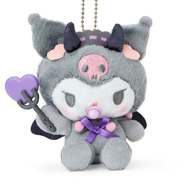 [Sanrio] Baby Angel & Devil Mascot Holder - Baby Devil -Kuromi [OCT 2024] Sanrio Original Japan