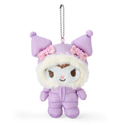 [Sanrio] -Fuwa Puku Winter Design Series- Mascot Holder - Kuromi [OCT 2024] Sanrio Original Japan