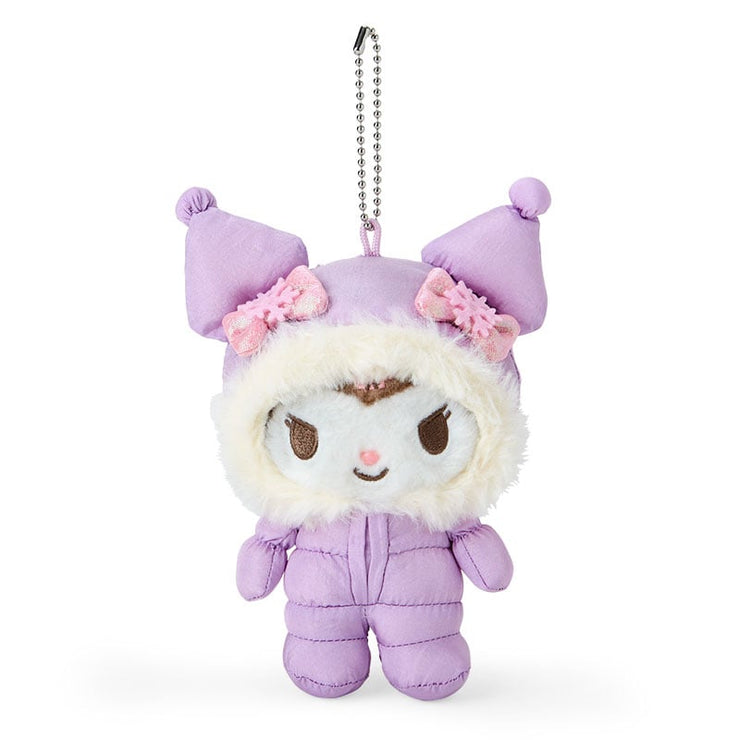 [Sanrio] -Fuwa Puku Winter Design Series- Mascot Holder - Kuromi [OCT 2024] Sanrio Original Japan