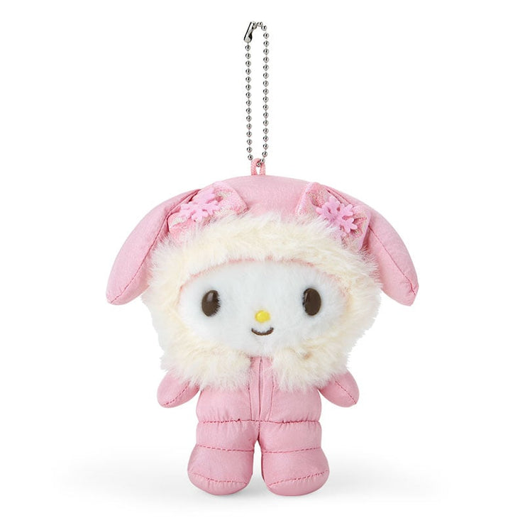 [Sanrio] -Fuwa Puku Winter Design Series- Mascot Holder - My Melody [OCT 2024] Sanrio Original Japan