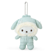 [Sanrio] -Fuwa Puku Winter Design Series- Mascot Holder - Pochacco [OCT 2024] Sanrio Original Japan