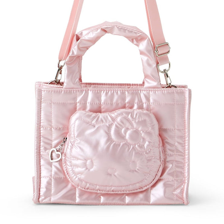 [Sanrio] -Fuwa Puku Winter Design Series- 2-Way Hand Tote Bag - Hello Kitty [OCT 2024] Sanrio Original Japan