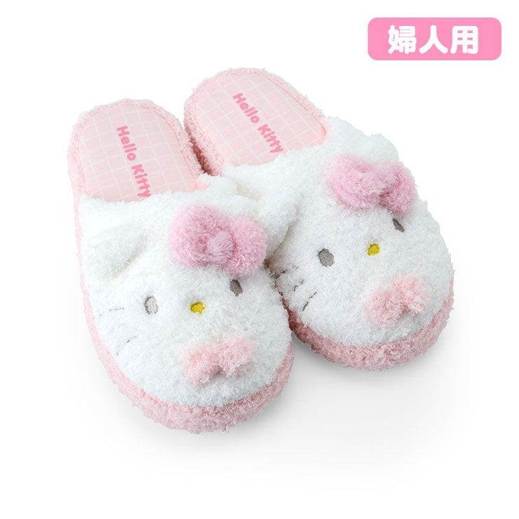 [Sanrio] Face-shaped Slippers -Hello Kitty [OCT 2024] Sanrio Original Japan