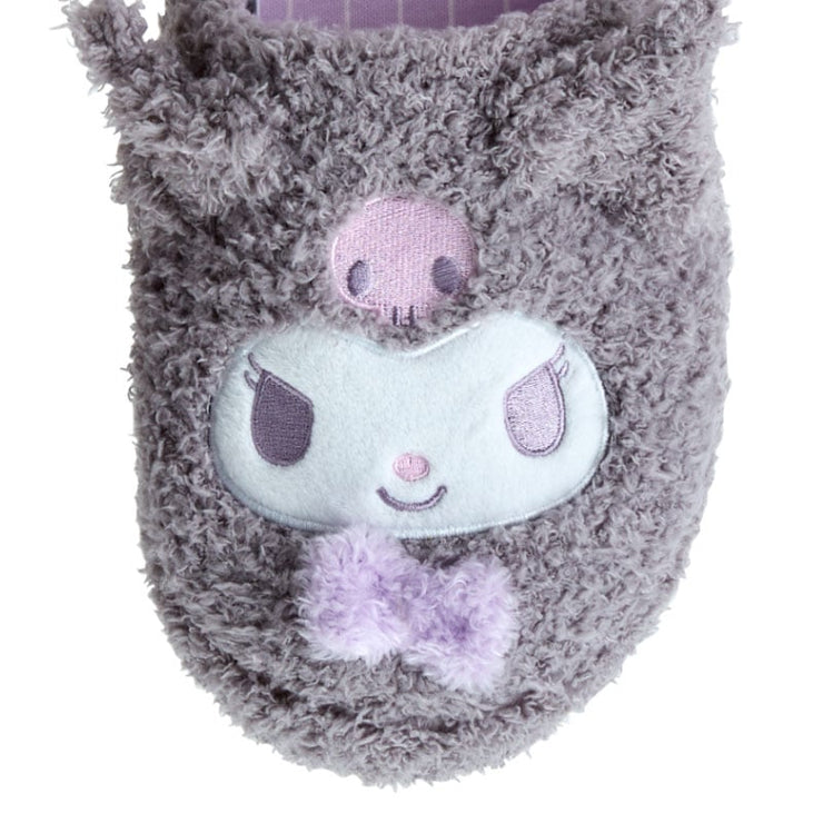 [Sanrio] Face-shaped Slippers -Kuromi [OCT 2024] Sanrio Original Japan