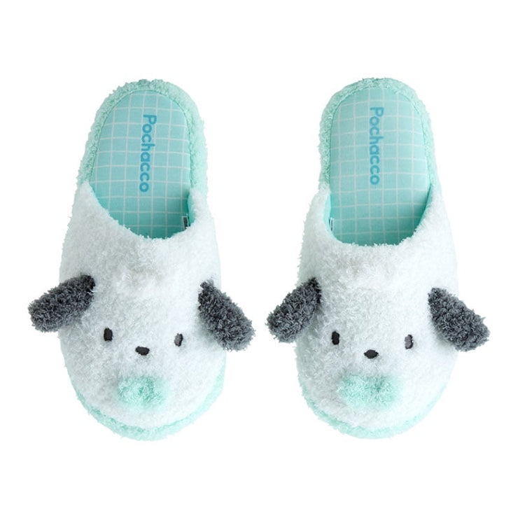 [Sanrio] Face-shaped Slippers -Pochacco [OCT 2024] Sanrio Original Japan