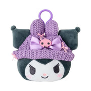 [Sanrio] Face-Shaped Mini Pouch - Kuromi [OCT 2024] Sanrio Original Japan