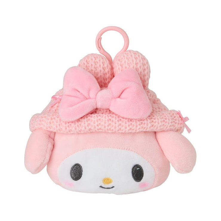 [Sanrio] Face-Shaped Mini Pouch - My Melody [OCT 2024] Sanrio Original Japan