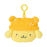 [Sanrio] Face-Shaped Mini Pouch - Pom Pom Purin [OCT 2024] Sanrio Original Japan