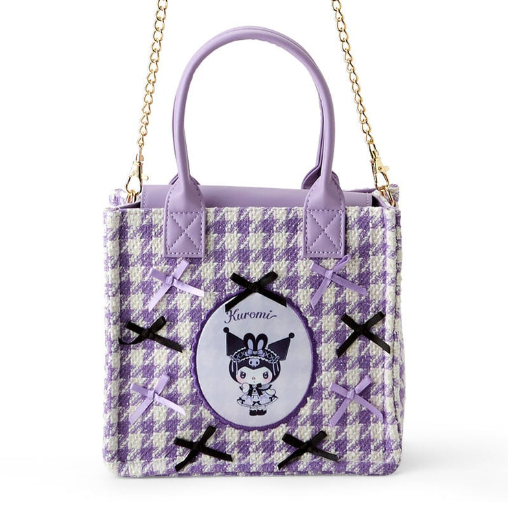 [Sanrio] -Dream Ribbon Design Series- 2-Way Mini Bag - Kuromi [OCT 2024] Sanrio Original Japan