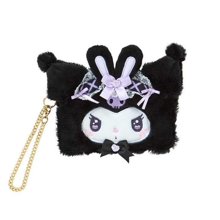 [Sanrio] -Dream Ribbon Design Series- Face-Shaped Card Case - Kuromi [OCT 2024] Sanrio Original Japan