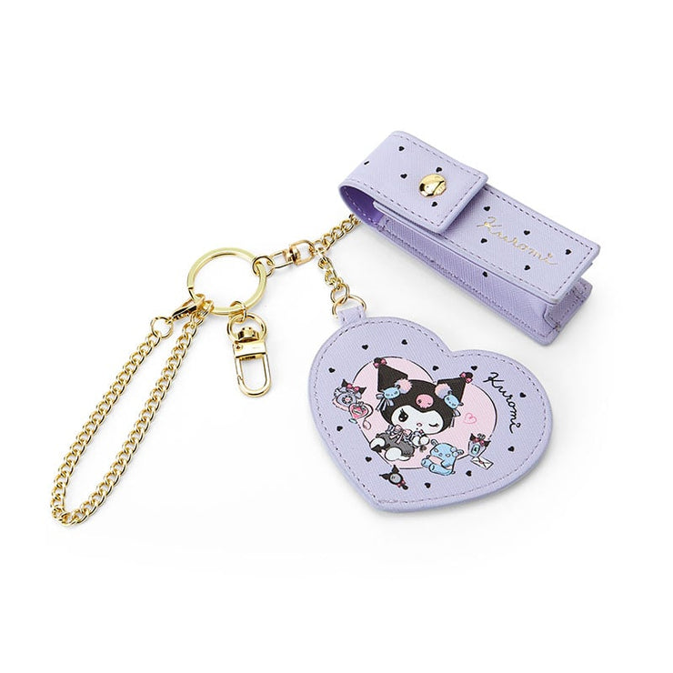 [Sanrio] -Kuromi Romikyun Room Design Series- Lip Cream Case Keychain [OCT 2024] Sanrio Original Japan