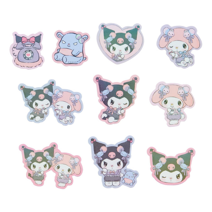 [Sanrio] -Kuromi Romikyun Room Design Series- Sticker Set [OCT 2024] Sanrio Original Japan