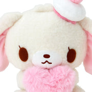 [Sanrio] - Heisei Characters Fuwa Fuwa Heart Series - Plush Toy - Sugarbunnies Shirousa [NOV 2024] Sanrio Original Japan