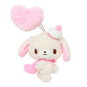 [Sanrio] - Heisei Characters Fuwa Fuwa Heart Series - Mascot Strap - Sugarbunnies Shirousa [NOV 2024] Sanrio Original Japan