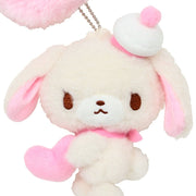 [Sanrio] - Heisei Characters Fuwa Fuwa Heart Series - Mascot Strap - Sugarbunnies Shirousa [NOV 2024] Sanrio Original Japan