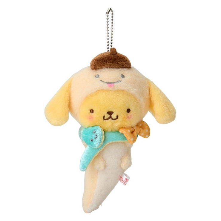 [Sanrio] - Zodiac Good Luck Design Series - Mascot Strap - Pom Pom Purin [NOV 2024] Sanrio Original Japan