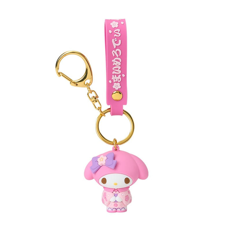 [Sanrio] 3D Keychain Strap Kimono - My Melody [NOV 2024] Sanrio Original Japan