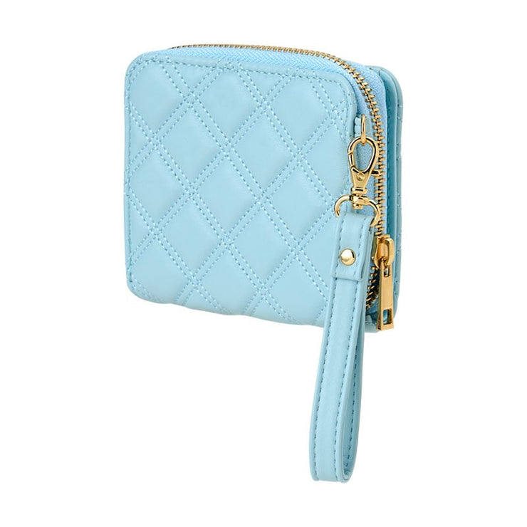 [Sanrio] Quilted Bi-Fold Wallet - Cinnamoroll [NOV 2024] Sanrio Original Japan