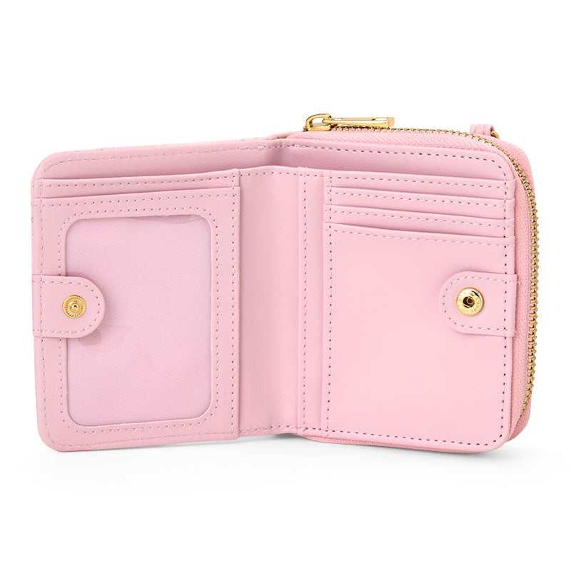 Clearance]#[Sanrio] Quilted Bi-Fold Wallet - Hello Kitty
