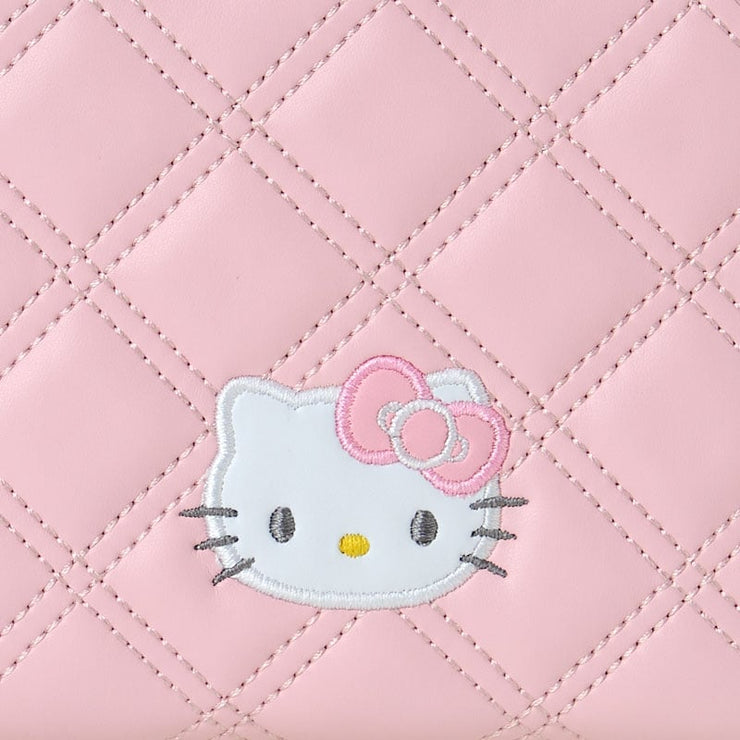 [Sanrio] Quilted Bi-Fold Wallet - Hello Kitty [NOV 2024] Sanrio Original Japan