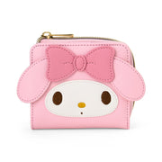 [Sanrio] Face-Shaped Bi-Fold Wallet - My Melody [NOV 2024] Sanrio Original Japan