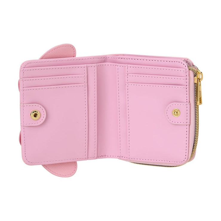 [Sanrio] Face-Shaped Bi-Fold Wallet - My Melody [NOV 2024] Sanrio Original Japan