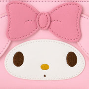 [Sanrio] Face-Shaped Bi-Fold Wallet - My Melody [NOV 2024] Sanrio Original Japan