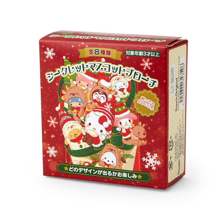 [Sanrio] - Christmas Design Series - Secret Mascot Brooch [Blind Package] [NOV 2024] Sanrio Original Japan