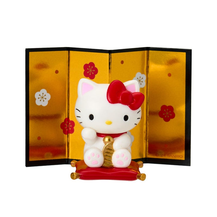 [Sanrio] - Zodiac Good Luck Design Series - Secret Miniature Maneki-Neko Mascot [Blind Package] [NOV 2024] Sanrio Original Japan