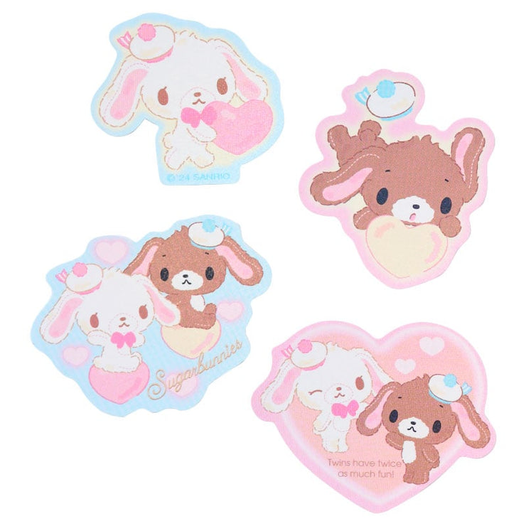 [Sanrio] - Heisei Characters Fuwa Fuwa Heart Series - Sticker Set  - Sugarbunnies [NOV 2024] Sanrio Original Japan