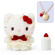 [Sanrio] -Shortcake Design Series- Plush & Necklace - Hello Kitty [NOV 2024] Sanrio Original Japan