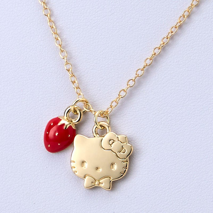 [Sanrio] -Shortcake Design Series- Plush & Necklace - Hello Kitty [NOV 2024] Sanrio Original Japan