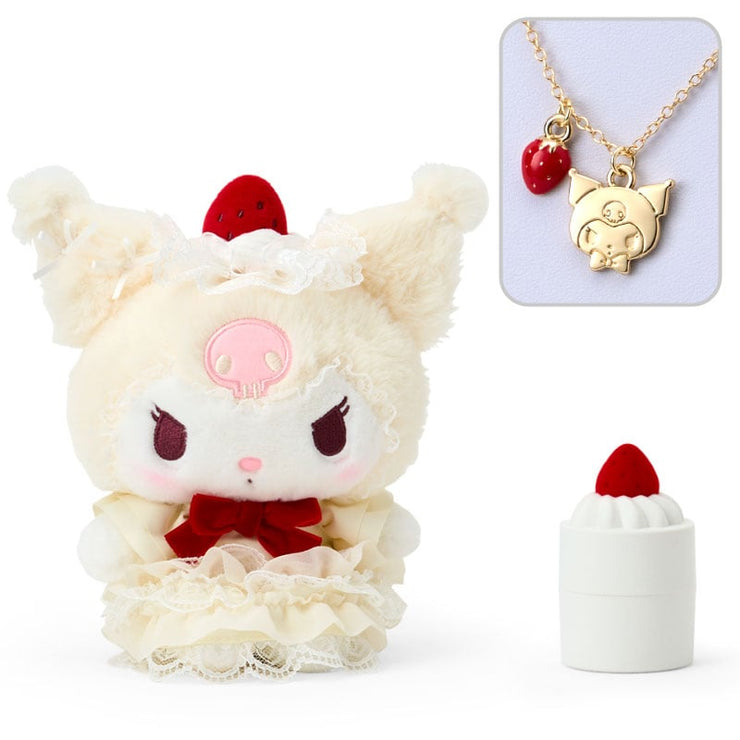 [Sanrio] -Shortcake Design Series- Plush & Necklace - Kuromi [NOV 2024] Sanrio Original Japan