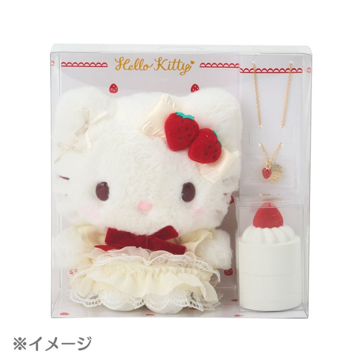 [Sanrio] -Shortcake Design Series- Plush & Necklace - Kuromi [NOV 2024] Sanrio Original Japan