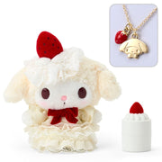 [Sanrio] -Shortcake Design Series- Plush & Necklace - My Melody [NOV 2024] Sanrio Original Japan