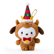 [Sanrio] - Christmas Design Series - Mascot Strap - Pochacco [NOV 2024] Sanrio Original Japan