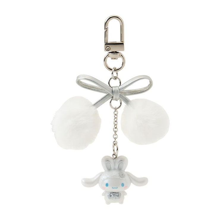 [Sanrio] -Fuwa Fuwa Snow Rabbit Design Series- Keychain - Cinnamoroll [DEC 2024] Sanrio Original Japan