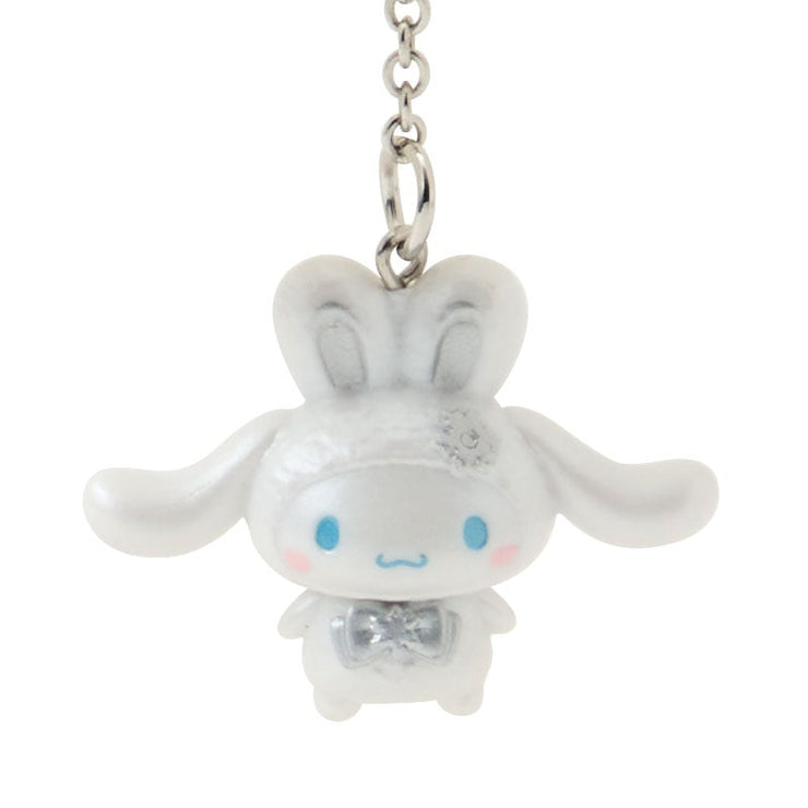 [Sanrio] -Fuwa Fuwa Snow Rabbit Design Series- Keychain - Cinnamoroll [DEC 2024] Sanrio Original Japan