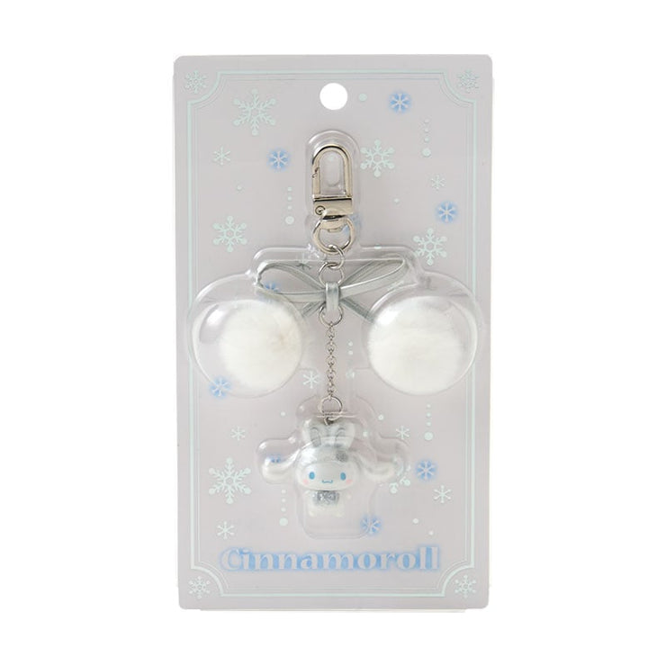 [Sanrio] -Fuwa Fuwa Snow Rabbit Design Series- Keychain - Cinnamoroll [DEC 2024] Sanrio Original Japan