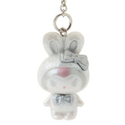 [Sanrio] -Fuwa Fuwa Snow Rabbit Design Series- Keychain - Kuromi [DEC 2024] Sanrio Original Japan