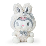 [Sanrio] -Fuwa Fuwa Snow Rabbit Design Series- Plush Toy - Kuromi [DEC 2024] Sanrio Original Japan