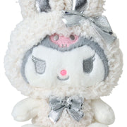 [Sanrio] -Fuwa Fuwa Snow Rabbit Design Series- Plush Toy - Kuromi [DEC 2024] Sanrio Original Japan