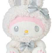 [Sanrio] -Fuwa Fuwa Snow Rabbit Design Series- Plush Toy - My Melody [DEC 2024] Sanrio Original Japan