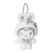 [Sanrio] -Fuwa Fuwa Snow Rabbit Design Series- Mascot Charm - Kuromi [DEC 2024] Sanrio Original Japan