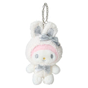 [Sanrio] -Fuwa Fuwa Snow Rabbit Design Series- Mascot Charm - My Melody [DEC 2024] Sanrio Original Japan