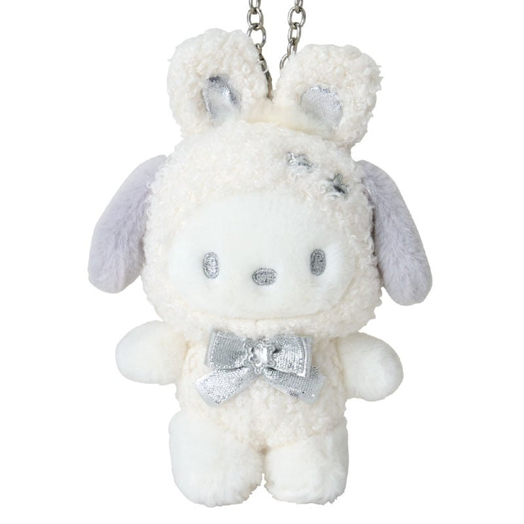 [Sanrio] -Fuwa Fuwa Snow Rabbit Design Series- Mascot Charm - Pochacco [DEC 2024] Sanrio Original Japan