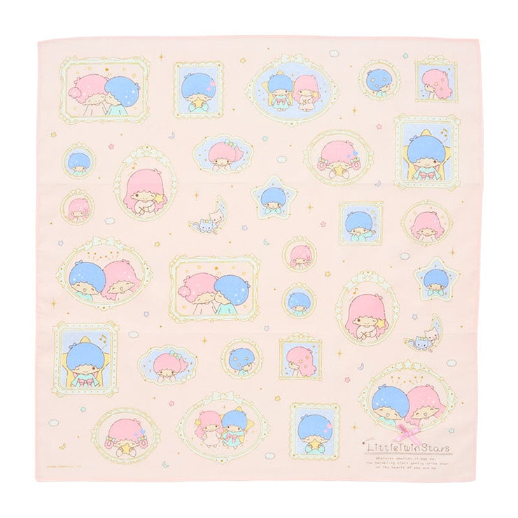 [Sanrio] Little Twin Stars Frame Design Series - Handkerchief [DEC 2024] Sanrio Original Japan