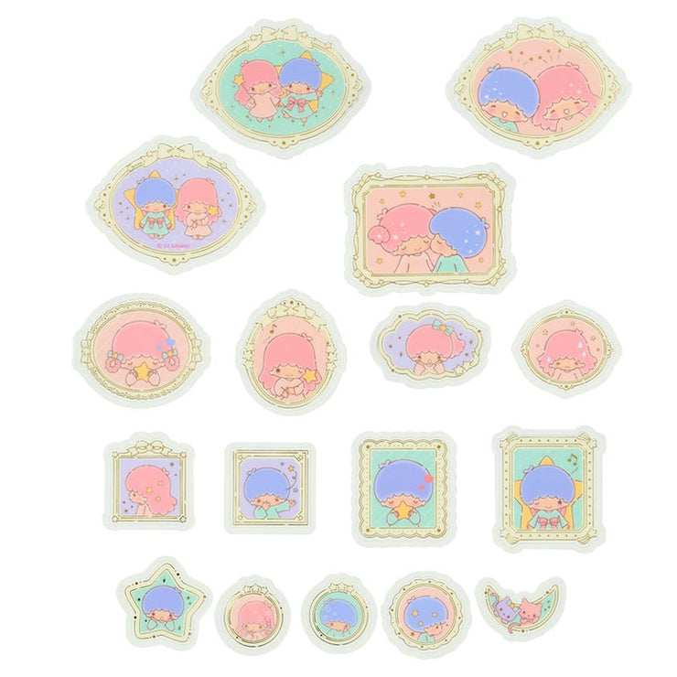 [Sanrio] Little Twin Stars Frame Design Series - Sticker Set [DEC 2024] Sanrio Original Japan