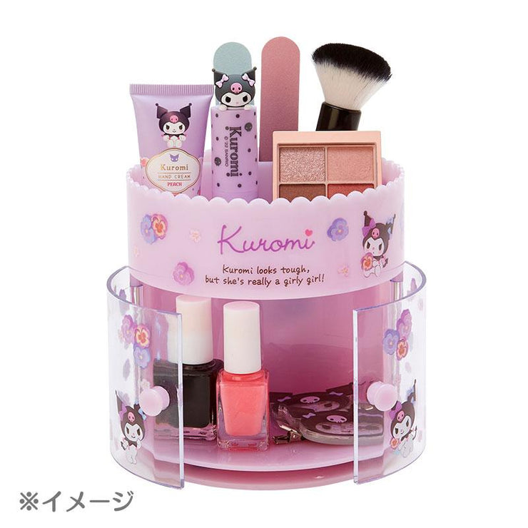 [NEW] Sanrio Rotating Cosmetic Storage -Kuromi  Sanrio Japan 2022