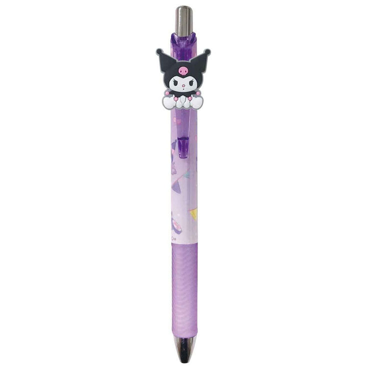 [NEW] Sanrio Rubber Mascot Gel Pen -Kuromi - Purple K-Company Japan 2022